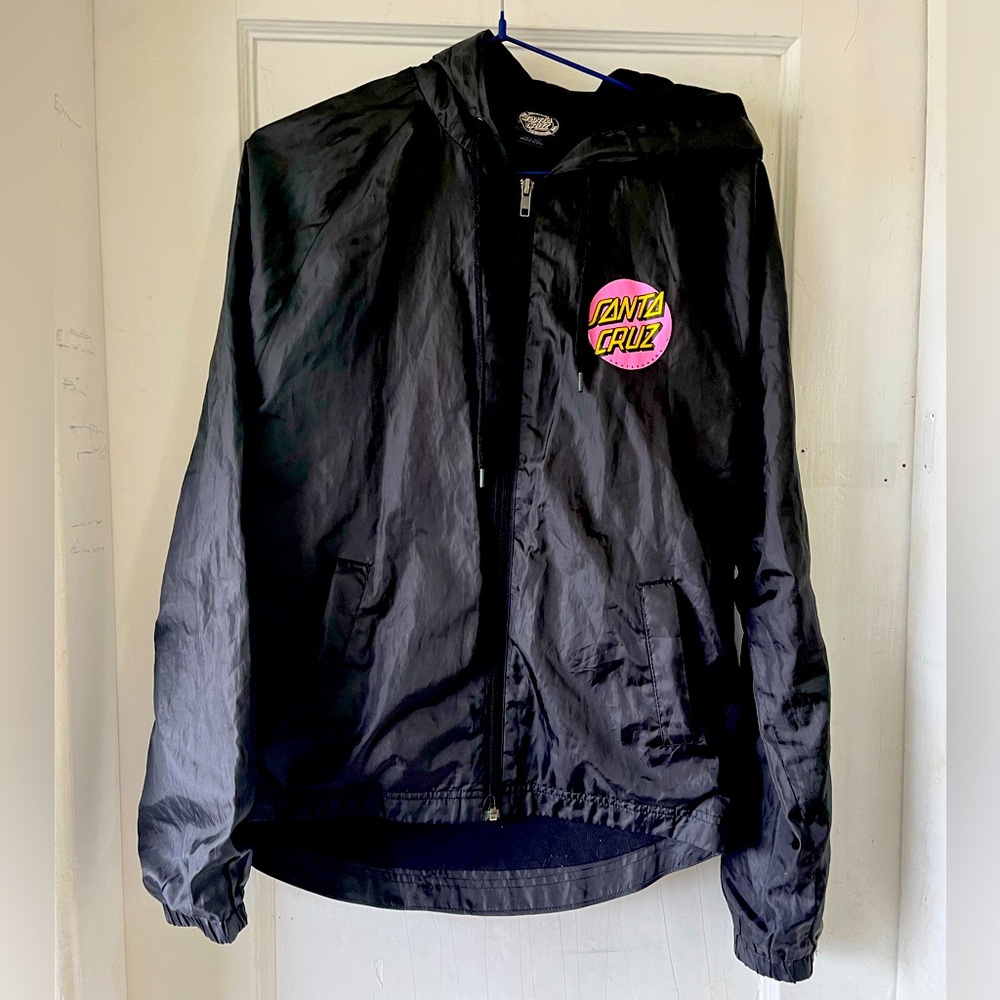 Women’s Santa Cruz Other Dot hooded windbreaker